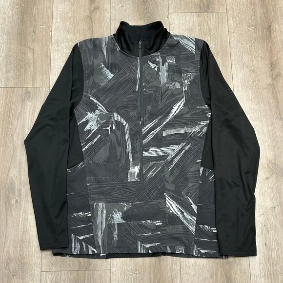 The North Face 1/4 Zip Light Weight Running Hiking Sweater Size Large L B3 - Picture 1 of 7